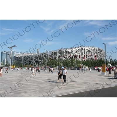 Bird's Nest/National Stadium (Niaochao/Guojia Tiyuchang) in the Olympic Park in Beijing