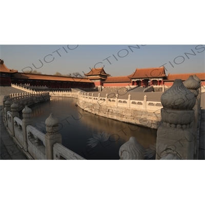 Gate of Correct Conduct (Zhendu Men) in the Forbidden City in Beijing