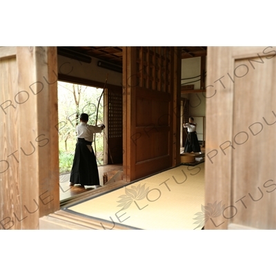 Archer Preparing to Fire in Keishoan Sub-Temple at Engaku-ji in Kamakura