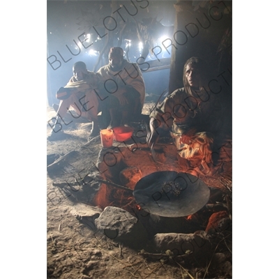 Coffee Roasting inside a Hut in Simien Mountains National Park