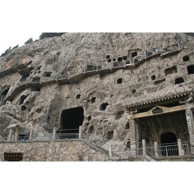 Fengxian Temple/Grotto (Fengxian Si) at the Longmen Grottoes (Longmen Shiku) near Luoyang