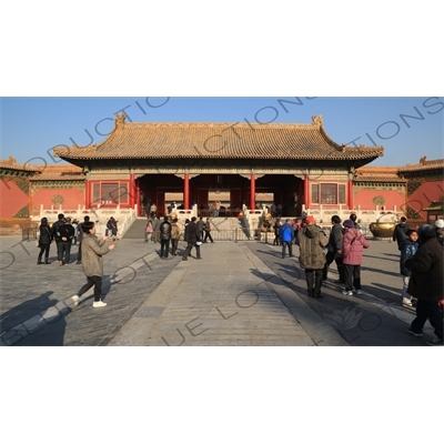 Gate of Heavenly Purity (Qianqing Men) in the Forbidden City in Beijing