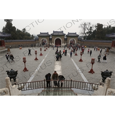 Entrance to the Imperial Vault of Heaven (Huang Qiong Yu) in the Temple of Heaven (Tiantan) in Beijing