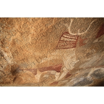 Prehistoric Cave Paintings in Laas Geel/Laas Gaal on the Outskirts of Hargeisa in Somaliland