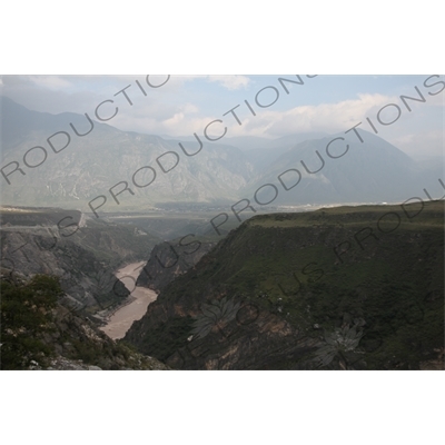 Jinsha River in the Tiger Leaping Gorge (Hu Tiao Xia) Scenic Area