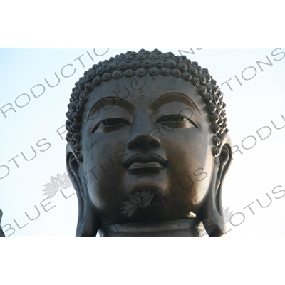 Big Buddha (Tiantan Da Fo) Statue on Lantau in Hong Kong