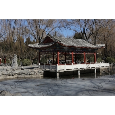 Pavilion in the Southwest Waterscape Area in Ritan Park in Beijing