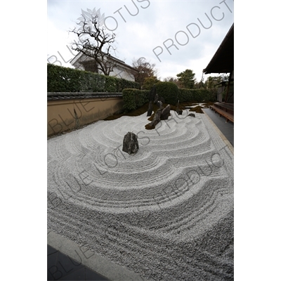 Zuiho-in Rock Garden in the Daitoku-ji Complex in Kyoto