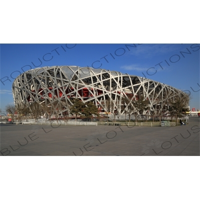 Bird's Nest/National Stadium (Niaochao/Guojia Tiyuchang) in the Olympic Park in Beijing