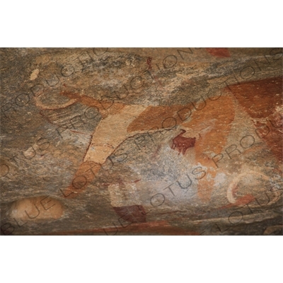 Prehistoric Cave Paintings in Laas Geel/Laas Gaal on the Outskirts of Hargeisa in Somaliland