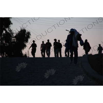 Workers Returning Home in Lalibela