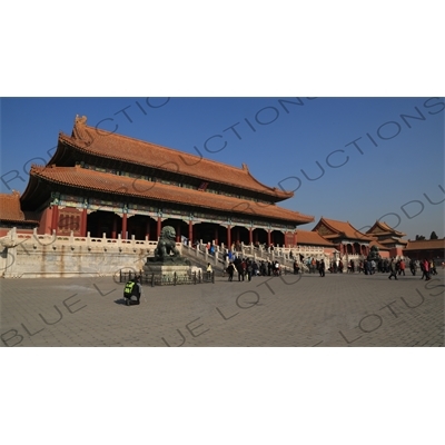 Gate of Supreme Harmony (Taihe Men) in the Forbidden City in Beijing