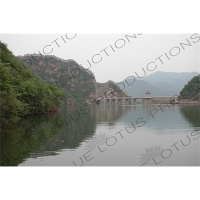 Reservoir at the Huanghua Cheng Section of the Great Wall of China (Wanli Changcheng) near Beijing