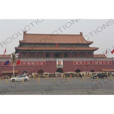 Gate of Heavenly Peace (Tiananmen) on the North Side of Tiananmen Square in Beijing