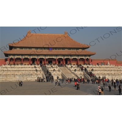 Hall of Supreme Harmony (Taihe Dian) in the Forbidden City in Beijing