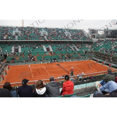 Maria Sharapova on Philippe Chatrier Court at the French Open/Roland Garros in Paris