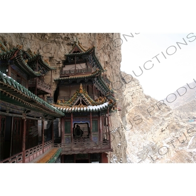 Xuankong Hanging Temple/Monastery (Xuankong Si) on Heng Mountain (Hengshan) in Shanxi Province