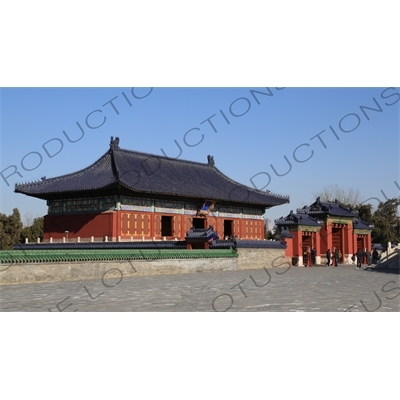 Imperial Hall of Heaven (Huang Qian Dian) in the Temple of Heaven (Tiantan) in Beijing