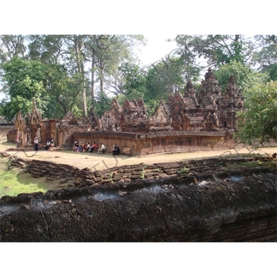 North Side of Banteay Srei in Angkor