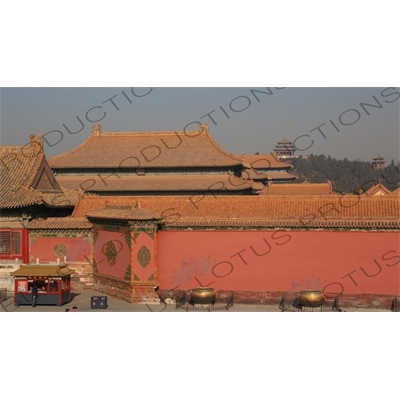 Imperial Roofs/Rooves in the Forbidden City in Beijing