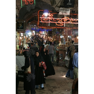 Market off Naqsh-e Jahan Square in Esfahan/Isfahan