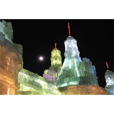 Ice Sculptures at the Harbin Ice and Snow Festival in Harbin