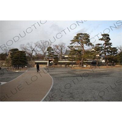 Black Gate (Kuromon) at Matsumoto Castle in Matsumoto