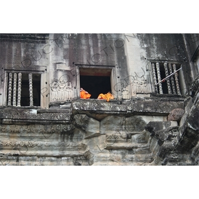 Monks at Angkor Wat