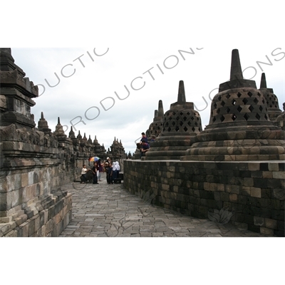 A Terrace at Borobudur