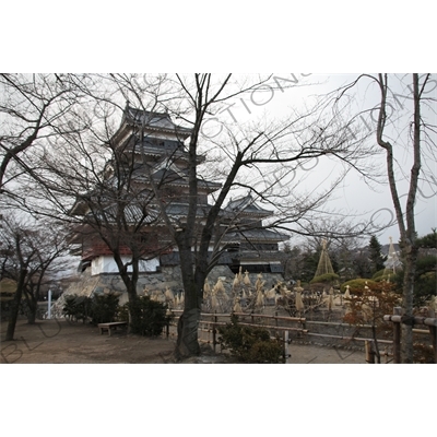 Keep (Tenshu/Tenshukaku) of Matsumoto Castle in Matsumoto