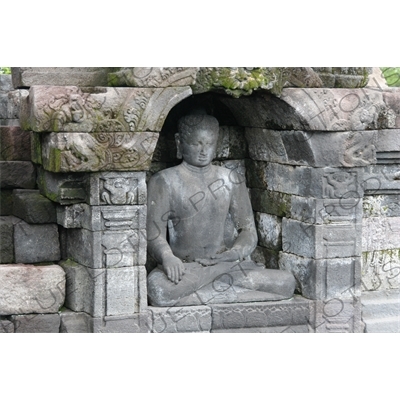 Buddhist Statue at Borobudur