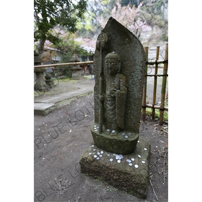 Stone Statue in Engaku-ji in Kamakura