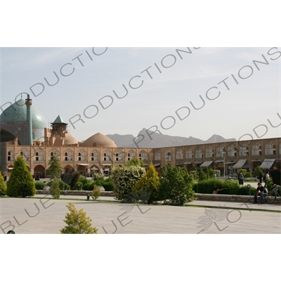 Naqsh-e Jahan Square and Shah Mosque in Esfahan/Isfahan