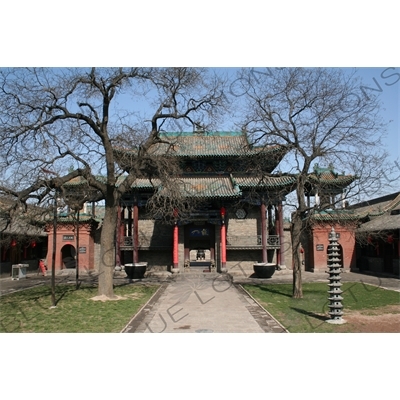 Gate in the City God Temple in Pingyao