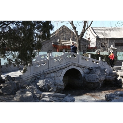 Bridge in the Southwest Waterscape Area in Ritan Park in Beijing