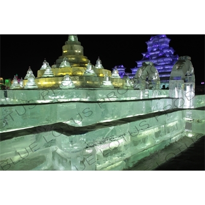 Ice Sculpture at the Harbin Ice and Snow Festival in Harbin