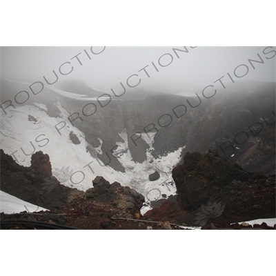 Crater of Mount Fuji