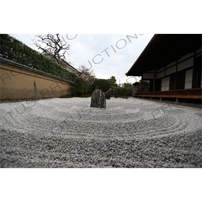 Zuiho-in Rock Garden in the Daitoku-ji Complex in Kyoto