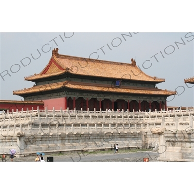 Hall of Preserving Harmony (Baohe Dian) in the Forbidden City in Beijing