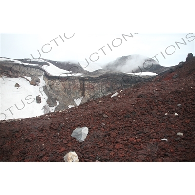 Crater of Mount Fuji