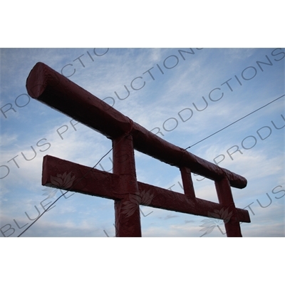 Torii on the Yoshida Trail on Mount Fuji