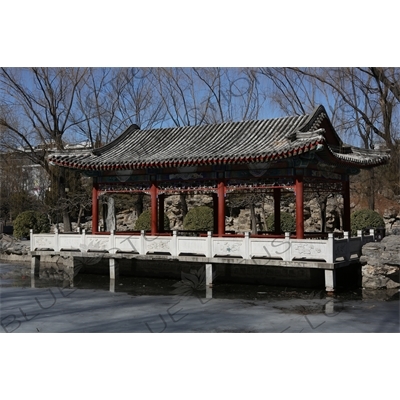 Pavilion in the Southwest Waterscape Area in Ritan Park in Beijing