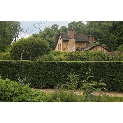 Queen's Hamlet (Hameau de la Reine) in the Gardens of Versailles at the Palace of Versailles (Château de Versailles) in Versailles