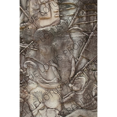 Sculptural Relief in Angkor Thom