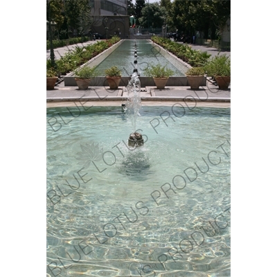 Fountains at the Golestan Palace in Tehran