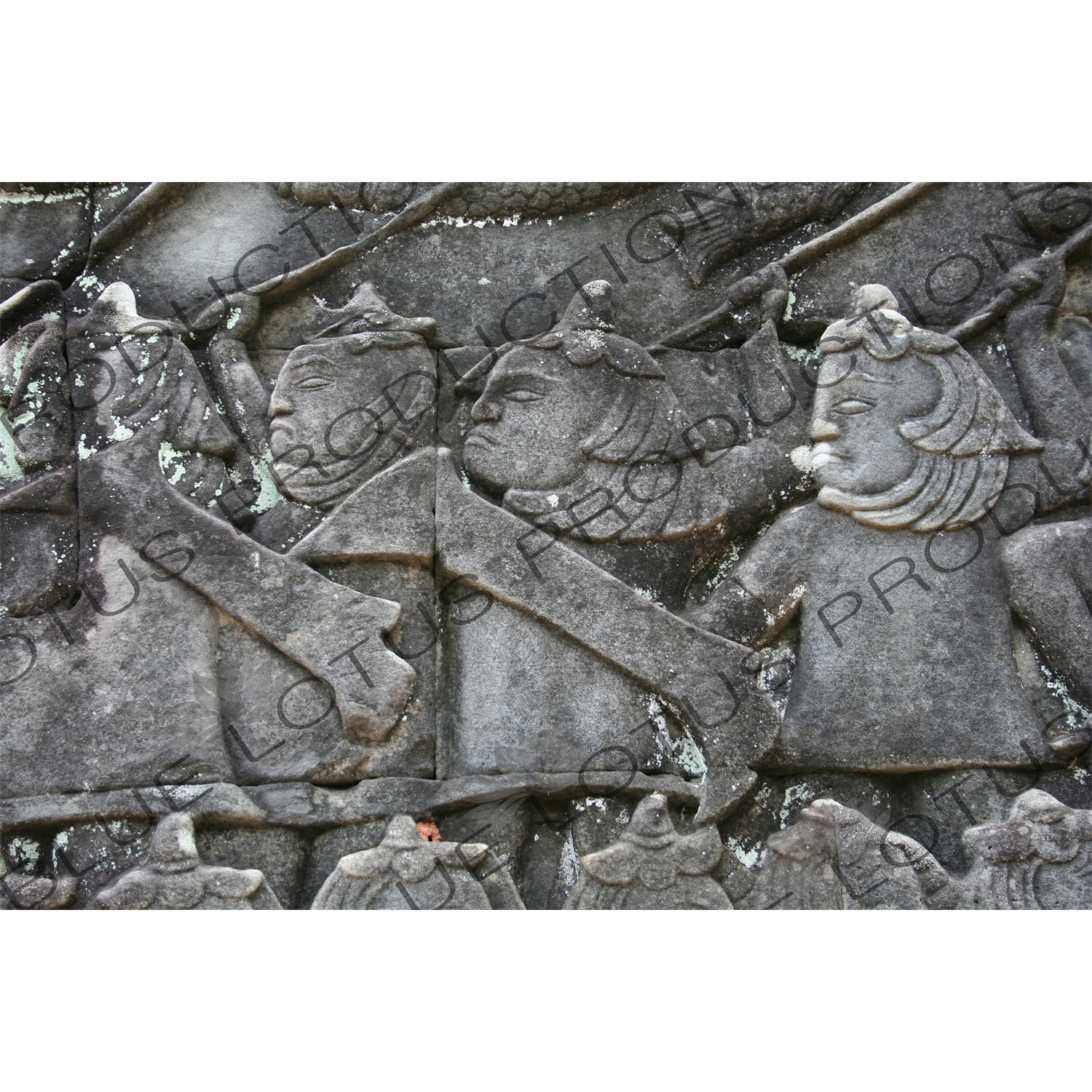 Sculptural Relief in Angkor Thom