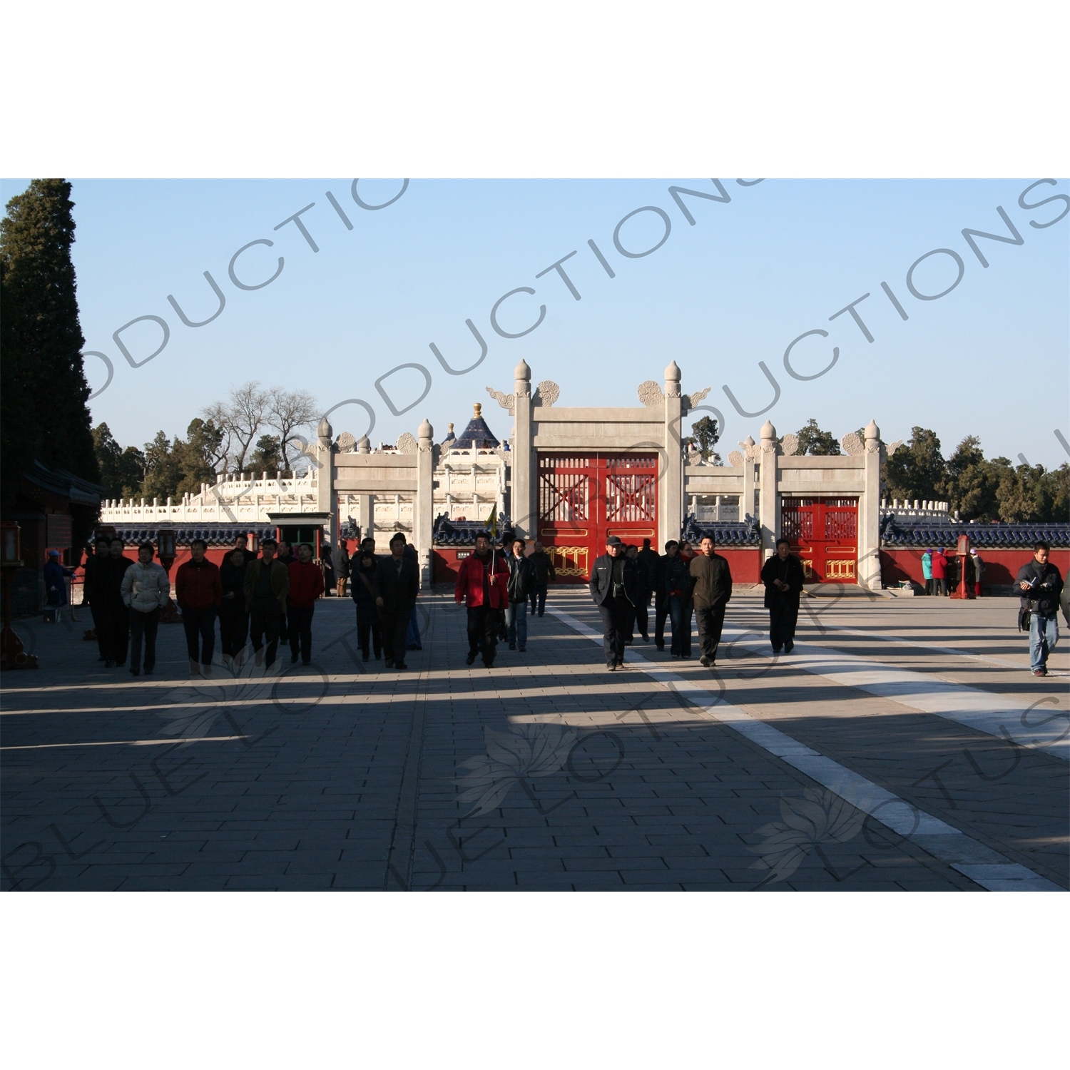 Southern Gate of the Circular Mound Altar (Yuanqiu Tan) in the Temple of Heaven (Tiantan) in Beijing