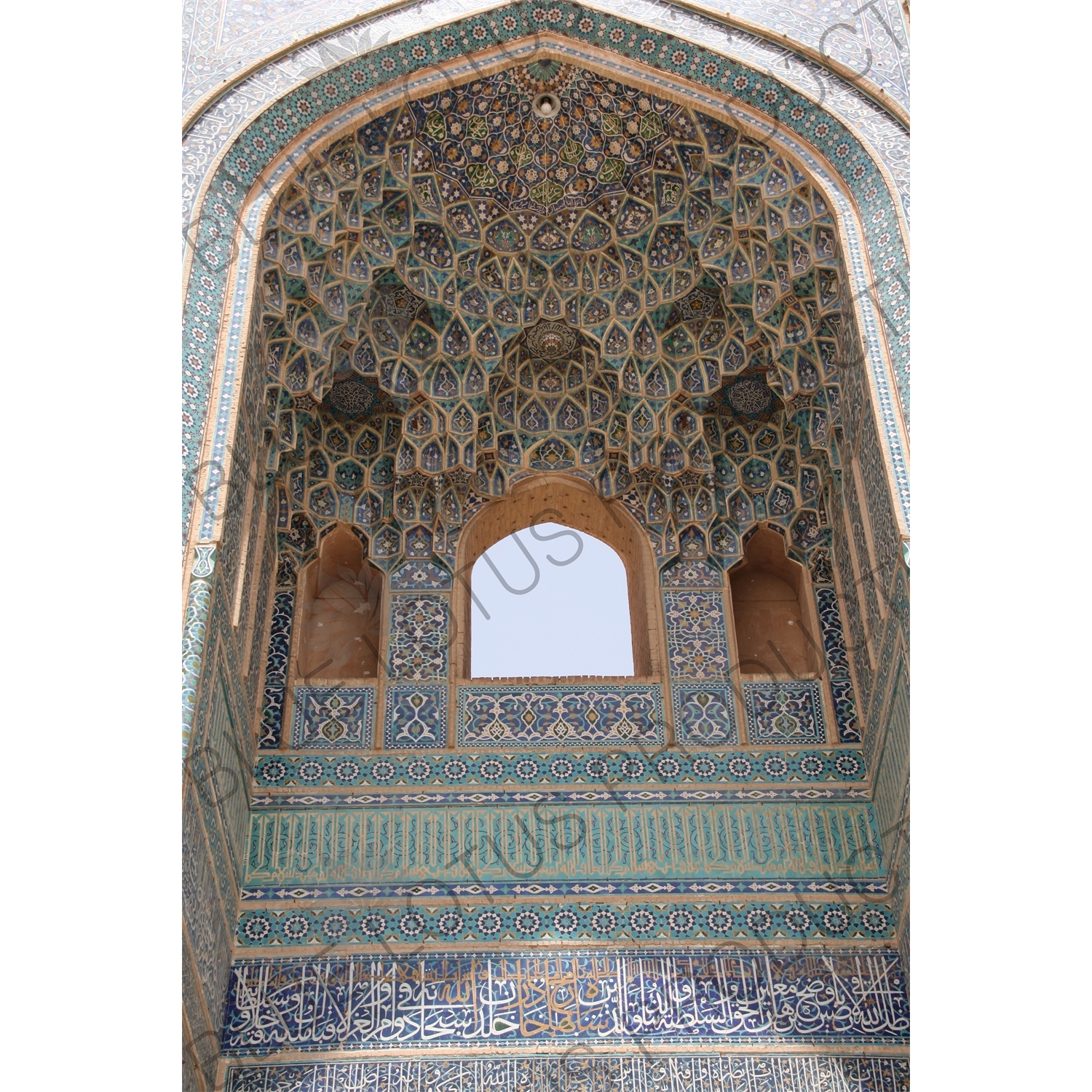 Arch of Jame Mosque in Yazd