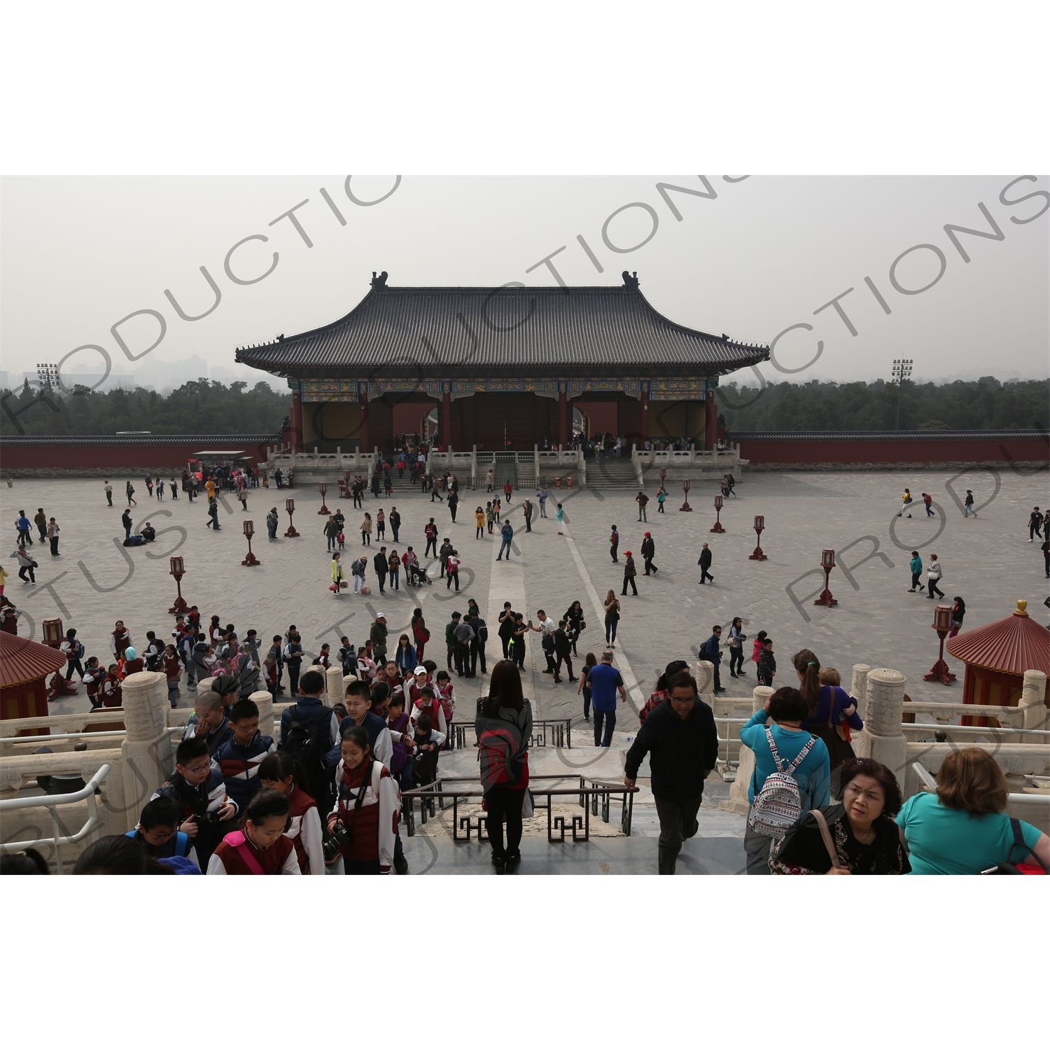 Gate of Prayer for Good Harvests (Qi Nian Men) in the Temple of Heaven (Tiantan) in Beijing