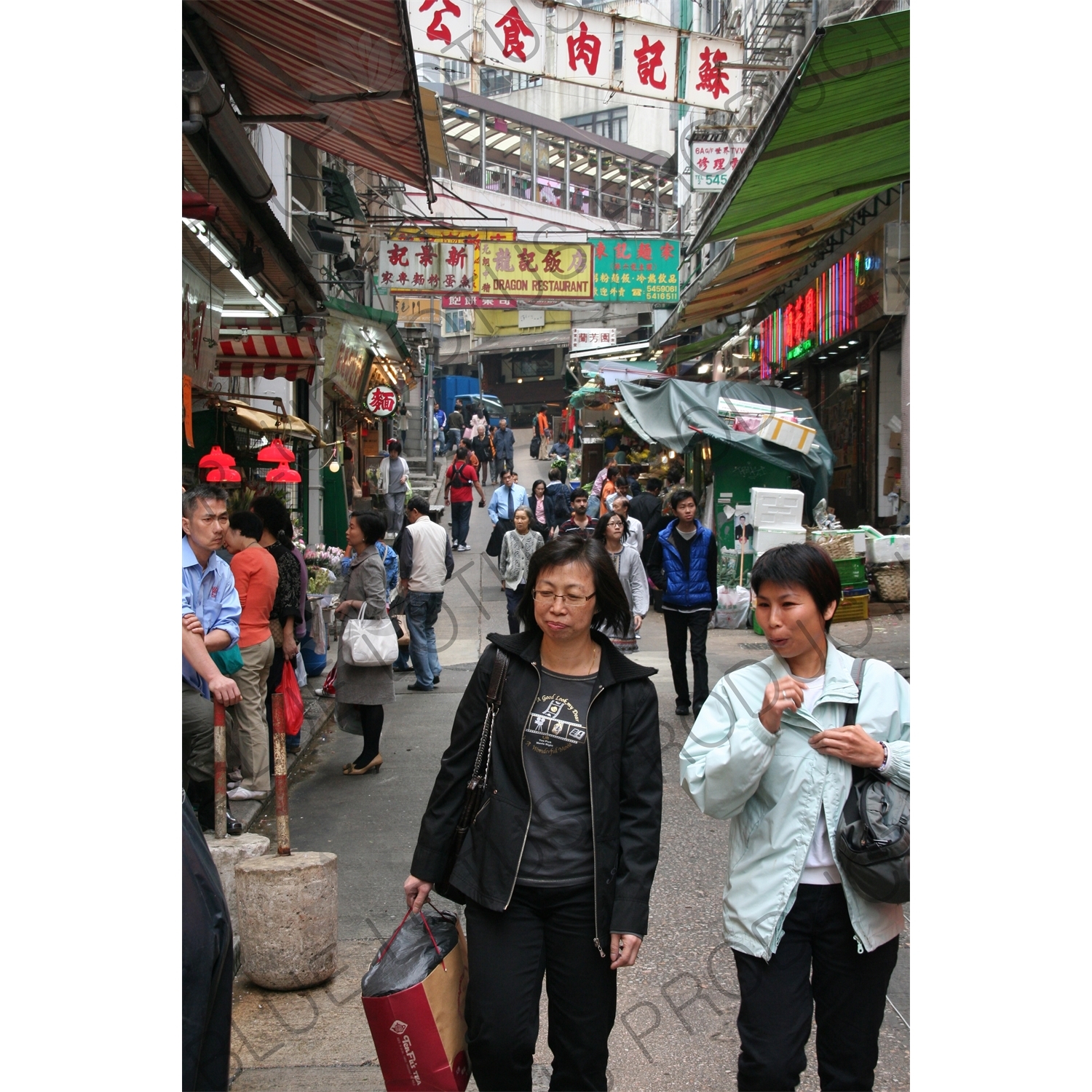 Street Market in Hong Kong